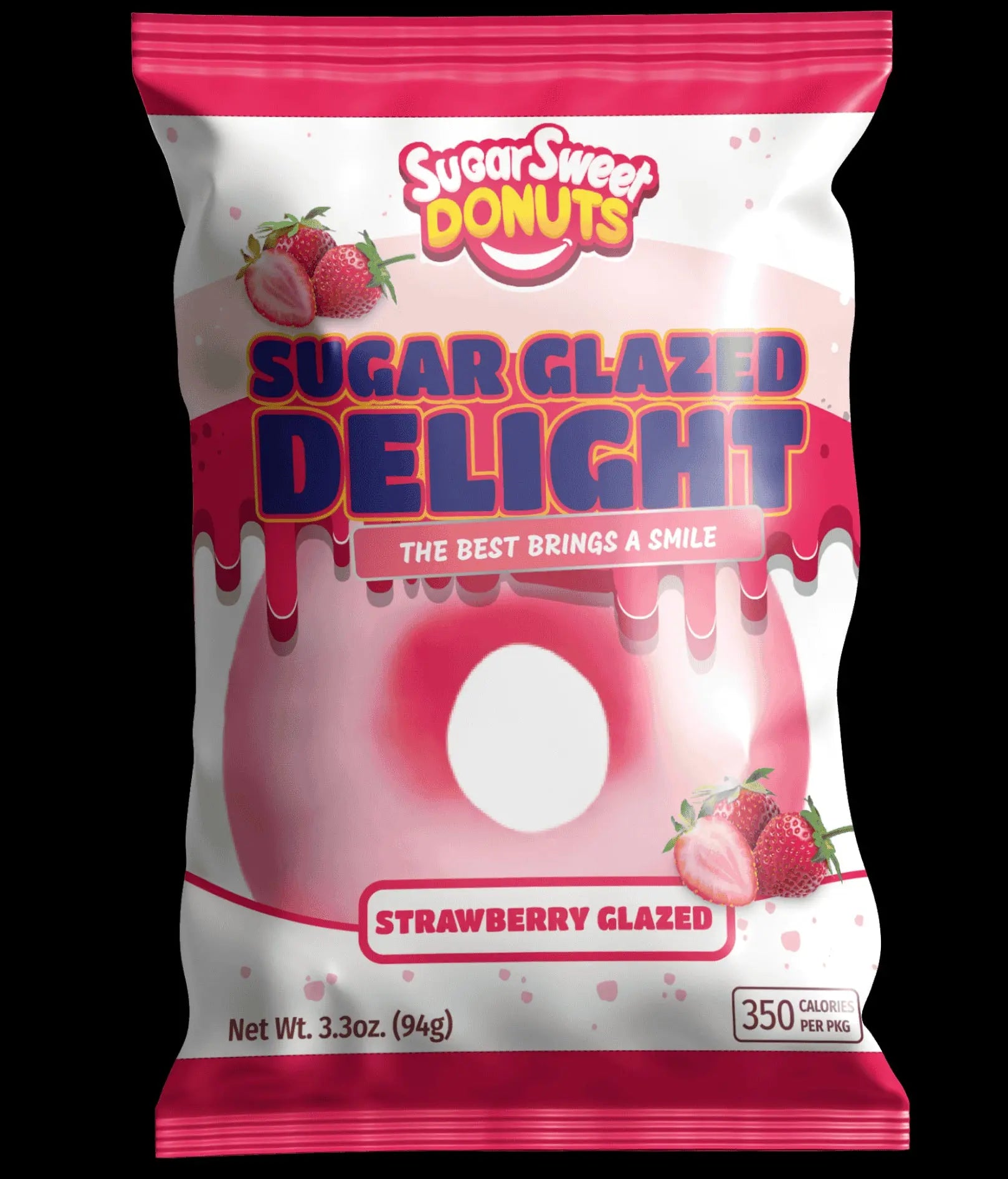 SUGAR SWEET DONUT STRAWBERRY 8CT