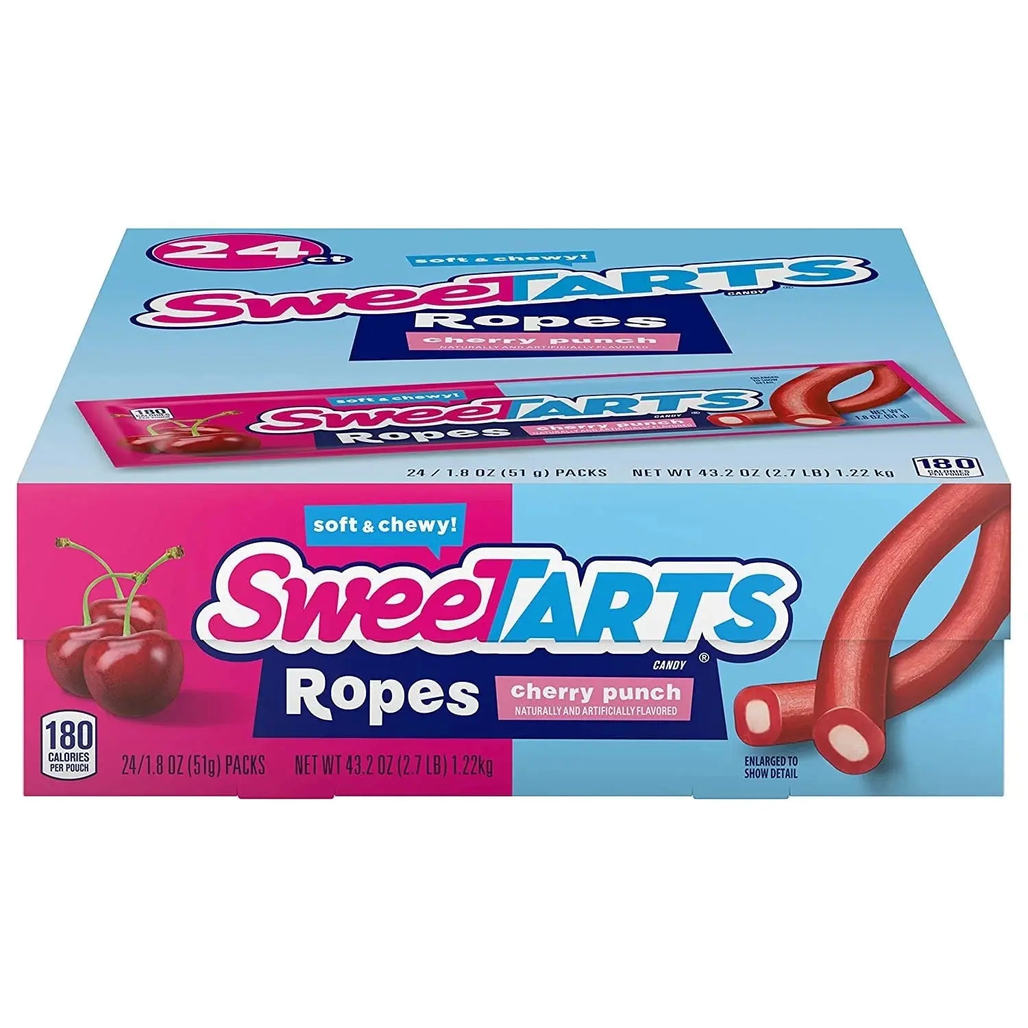 SWEETARTS ROPE CHERRY PUNCH 24CT