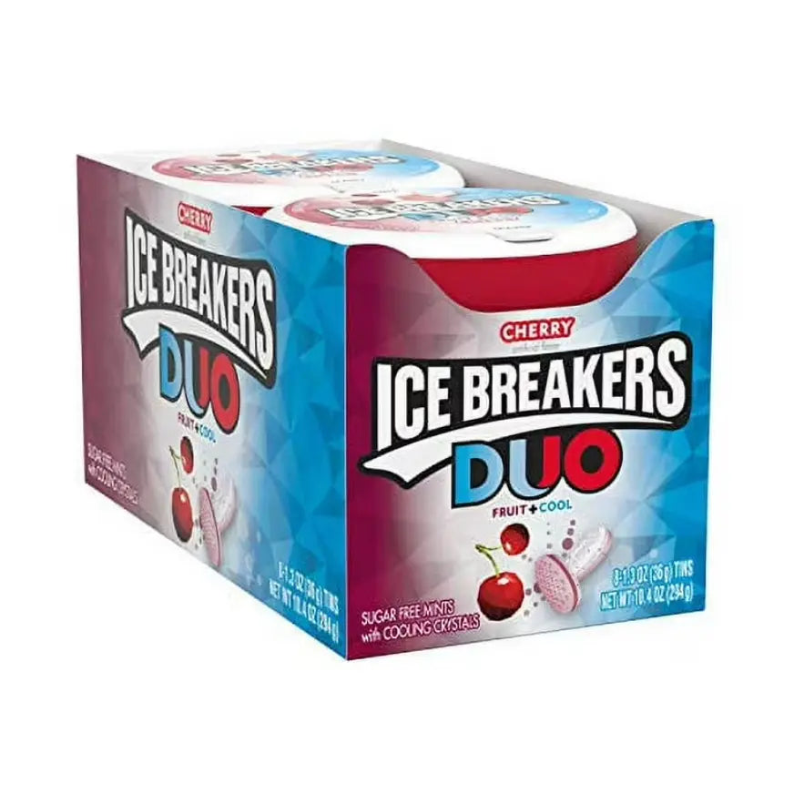 ICE BREAKERS DUO TIN CHERRY 8 CT  