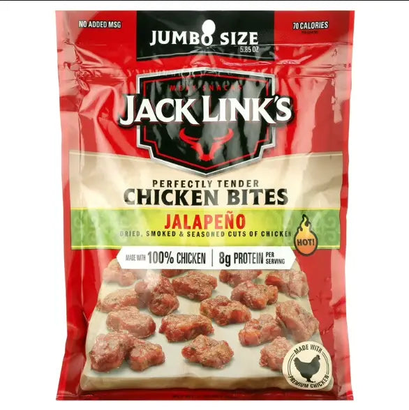 JK BAG BITES CHICK JALAPENO 8/3.25OZ  