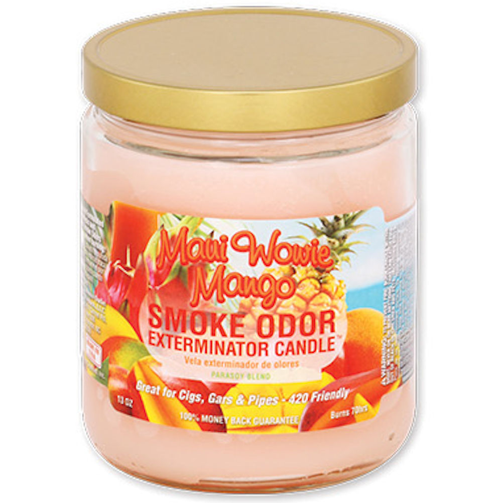 SMOKE ODOR JAR CANDLE Maui Wowie Mango 1CT