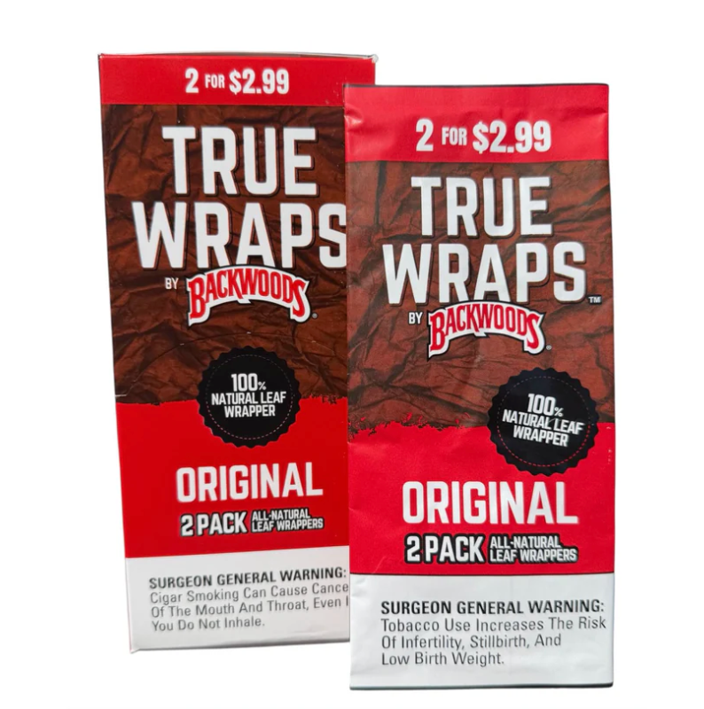 TRUEWRAPS PP $2.99 BKWDS ORIGINAL 12/2PKS