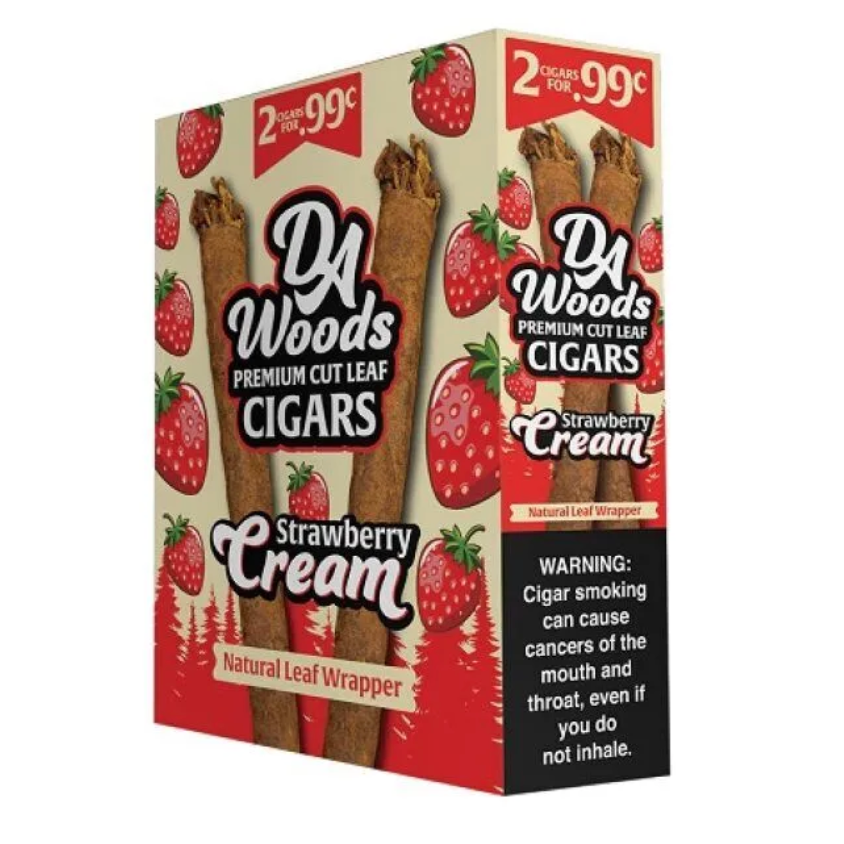 DA WOODS ROUGH CUT STRWBRY CRM PP 2FOR.99