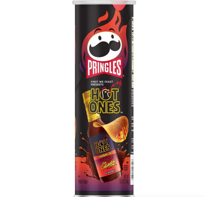 PRINGLES LARGE LOS CALIENTES BARBACO 7CT