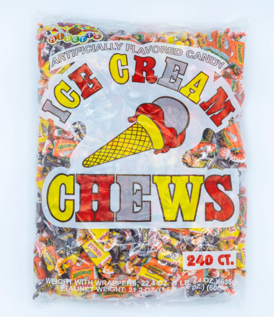 FRUIT CHEWS ICE CREAM 240 CT