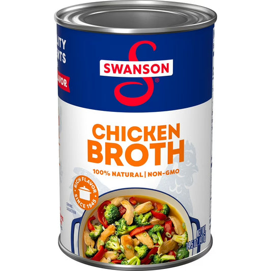 SWANSON CHICKEN BROTH 6/14.5OZ