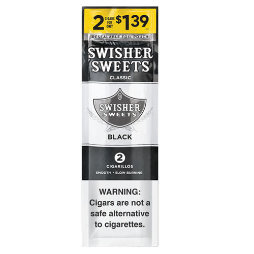 SWISHER 2/$1.39 BLACK 30/2PK
