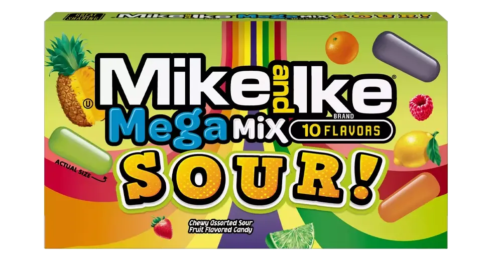 THR MIKE & IKE MEGA MIX SOUR 6CT  