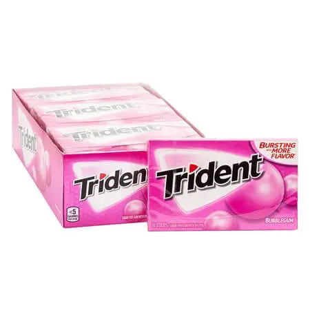 TRIDENT VALUE BUBBLE GUM 12CT  