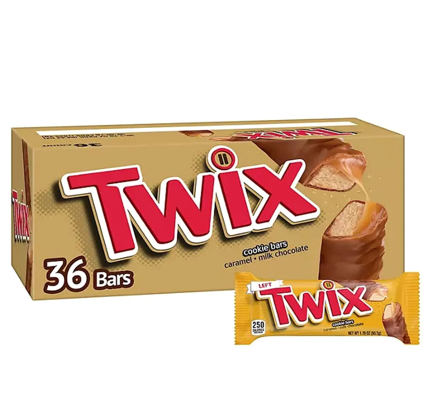 TWIX CARAMEL 36CT  