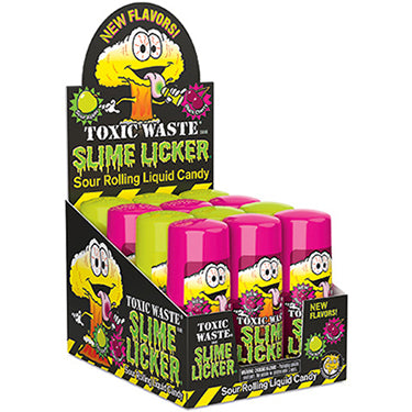 TOXIC WASTE SLIME LICKER APPLE & BLACK CHERRY 12CT