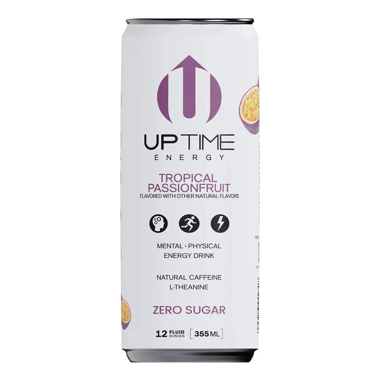 UPTIME ENERGY DRINK Tropical Passion Fruit 12OZ/12CT