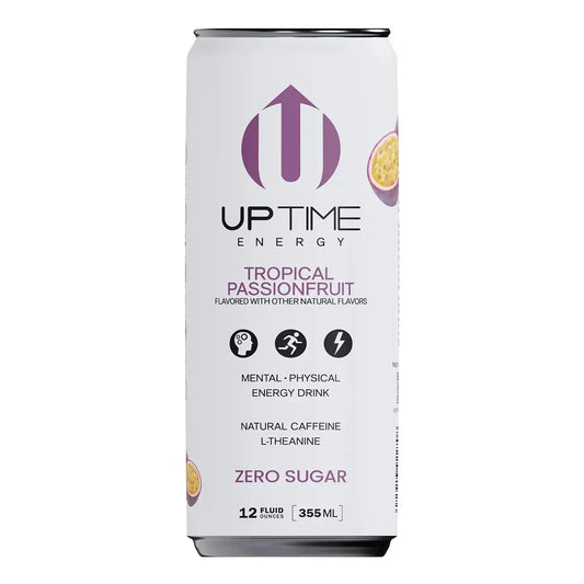 UPTIME ENERGY DRINK Tropical Passion Fruit 12OZ/12CT