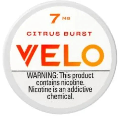VELO CITRUS BURST 7MG NICOTINE POUCHES 5CT