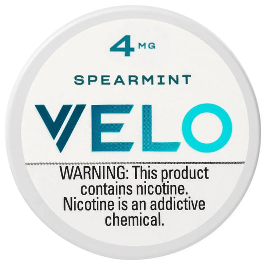 VELO SPEARMINT 4MG NICOTINE POUCHES 5CT