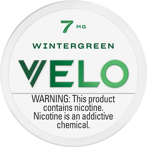 VELO WINTERGREEN 7MG NICOTINE POUCHES 5CT