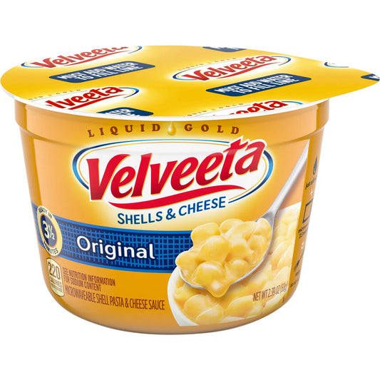 VELVEETA SHELLS & CHEESE CUPS 5/2 OZ