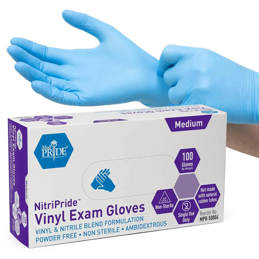 VINYL GLOVES DISP MED
