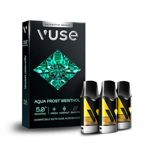 VUSE PRISM AQUA FROST MENTHOL TOB 5% 5CT - Chase Cash & Carry