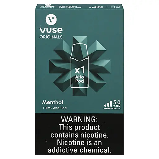 VUSE ALTO CART MEN 5.0% SINGLE POD 5CT