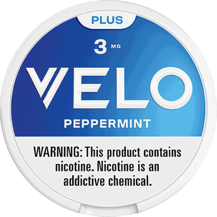 VELO PLUS 3MG PEPPERMINT NIC POUCHES 5CT