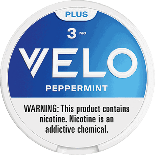 VELO PLUS 3MG PEPPERMINT NIC POUCHES 5CT