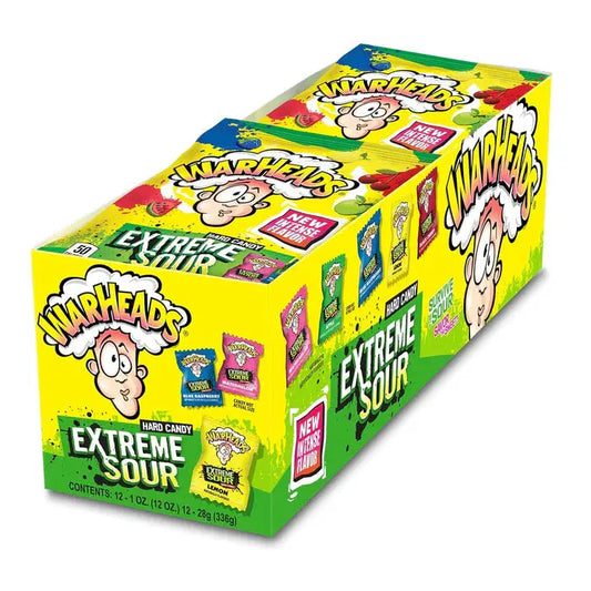WARHEADS EXTREME SOUR HARD CANDY 12CT