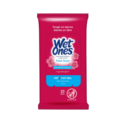 WET ONES ANTIBACTERIAL 10CT