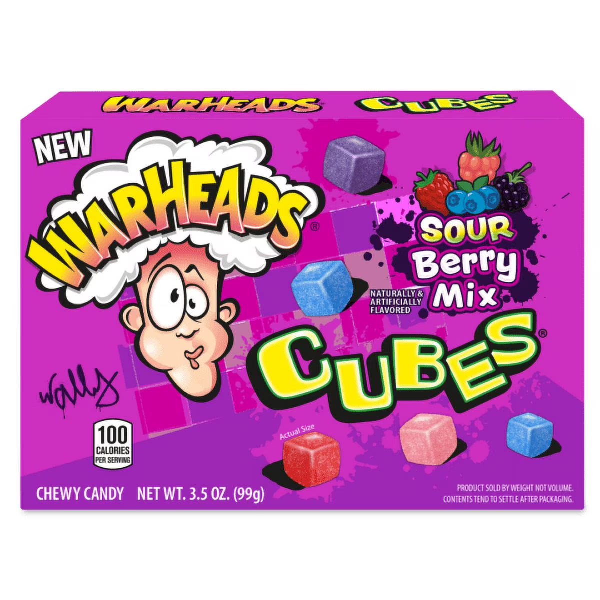 THR WARHEADS SOUR BERRY CUBES 6CT