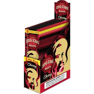ZIG ZAG BLUNT WRAP CHERRY RUSH 25CT
