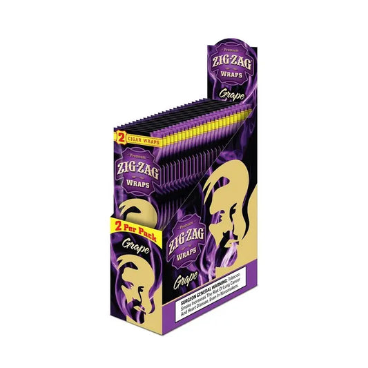ZIG ZAG BLUNT WRAP GRAPE 25CT