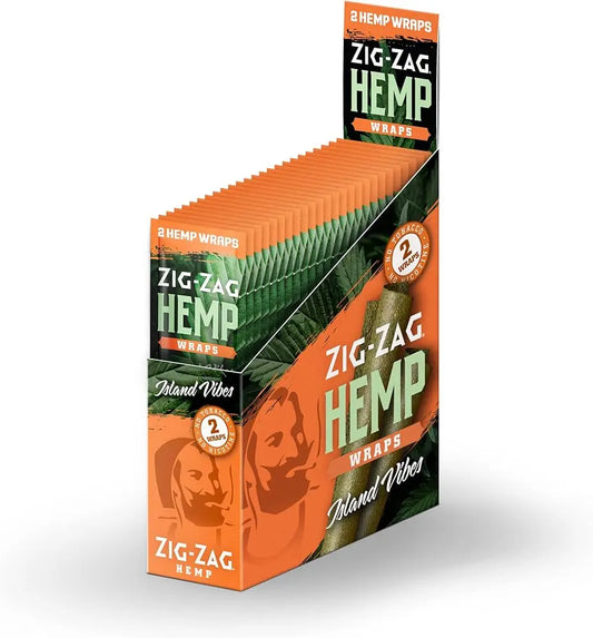 ZIG ZAG HEMP WRAP ISLAND VIBES 25CT 2FOR99