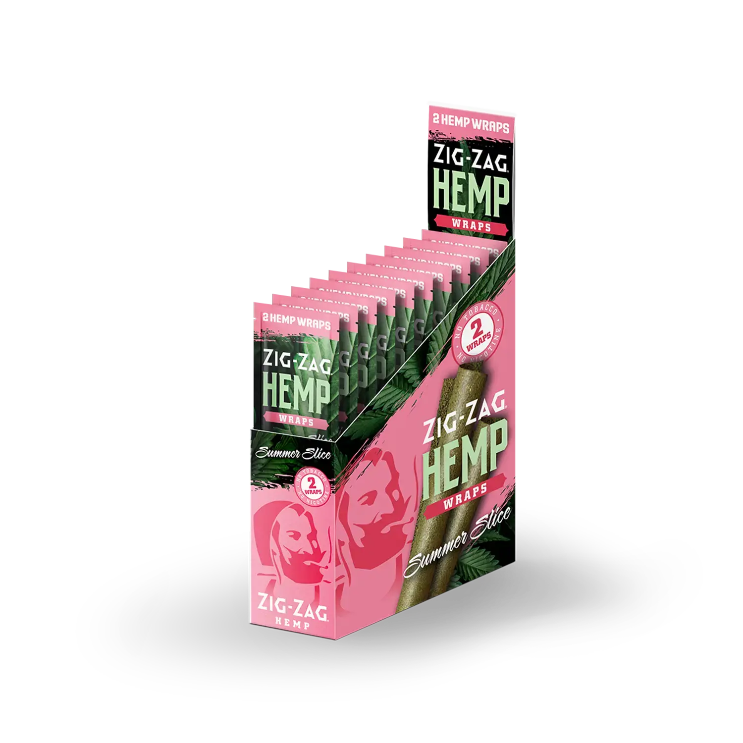 ZIG ZAG HEMP WRAP SUMMER SLICE 25CT 2FOR99