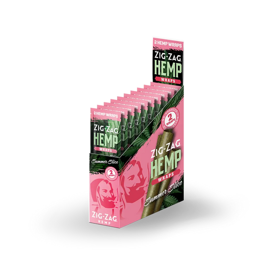 ZIG ZAG HEMP WRAP SUMMER SLICE 25CT 2FOR99