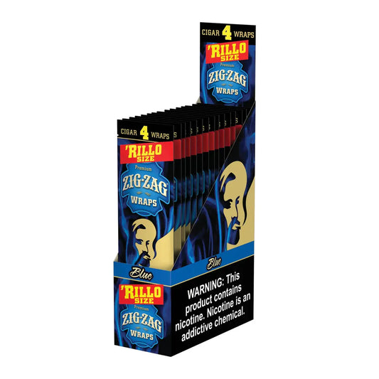 ZIG ZAG RILLO PP $1.29 BLUE 4PK