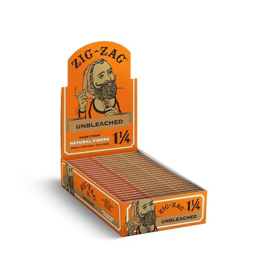 ZIG ZAG RLNG PAPER UNBLEACHED 1.25- 24 CT