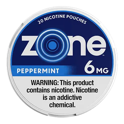 ZONE 6MG PEPPERMINT NICOTINE POUCHES 5CT