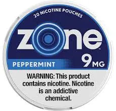ZONE 9MG PEPPERMINT NICOTINE POUCHES 5CT