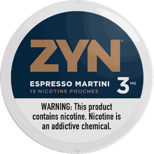 ZYN 3MG ESPRESSO MARTINI NICOTINE POUCHES 5CT