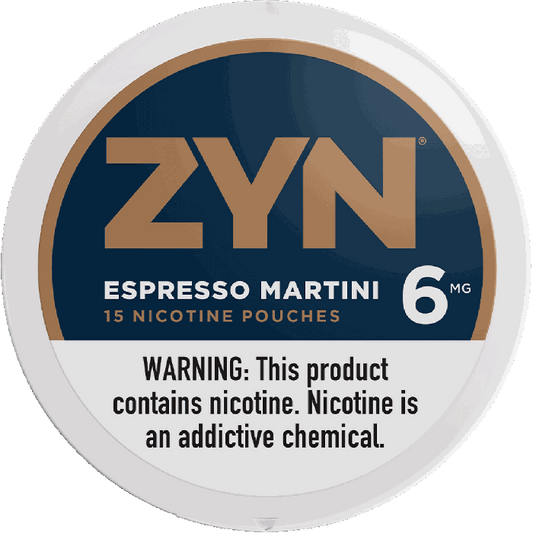 ZYN 6MG ESPRESSO MARTINI NICOTINE POUCHES 5CT