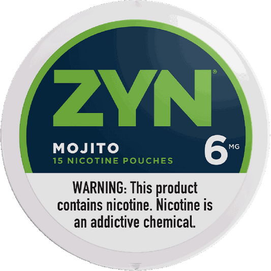 ZYN 6MG MOJITO NICOTINE POUCHES 5CT