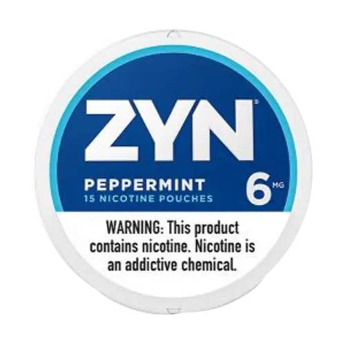 ZYN 6MG PEPPERMINT NICOTINE POUCHES 5CT - Chase Cash & Carry