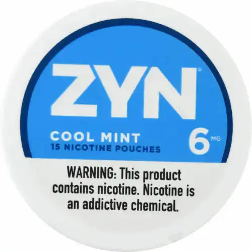 ZYN 6MG COOL MINT NICOTINE POUCHES 5CT