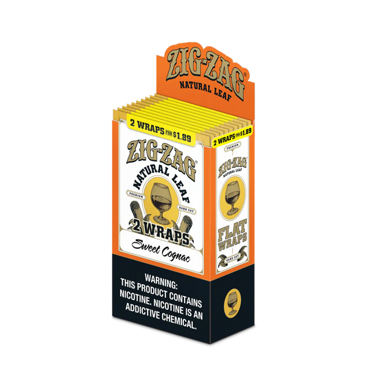 ZIG ZAG WRAP SWEET COGNAC 2/$1.89 10CT