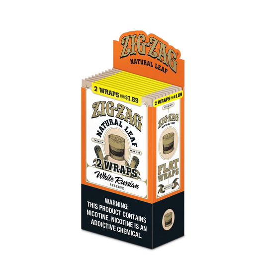 ZIG ZAG WRAP WHITE RUSSIAN 2/$1.89 10CT
