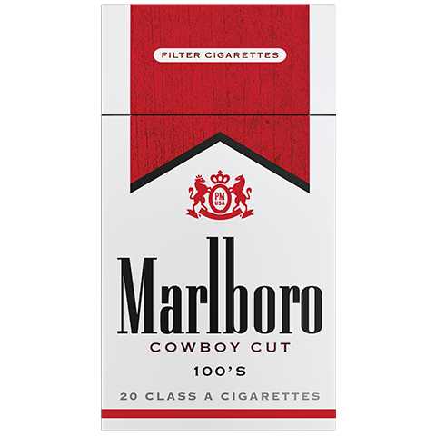 MARLBORO COWBOY CUT RED 100