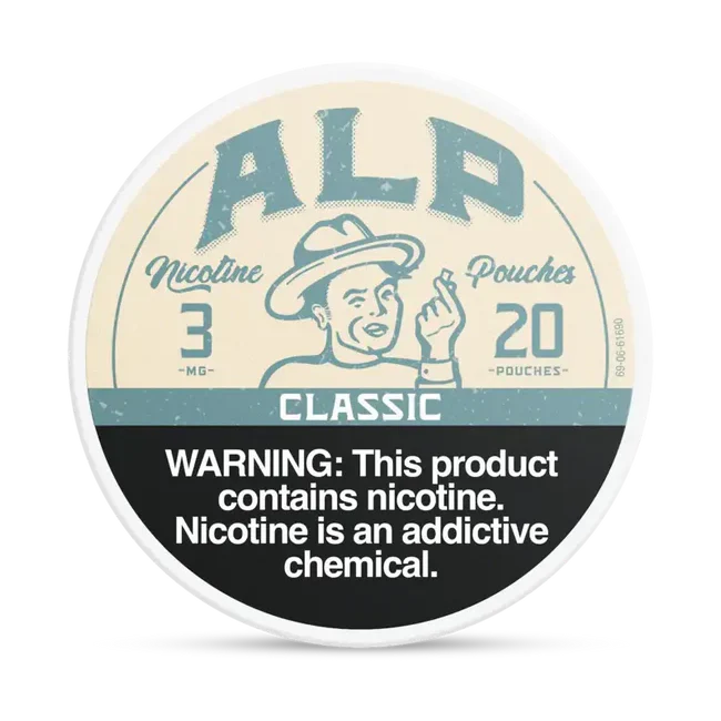 ALP 3MG CLASSIC NICOTINE POUCHES 5CT