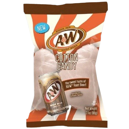 COTTON CANDY A&W ROOT BEER BAG 12/3.1OZ