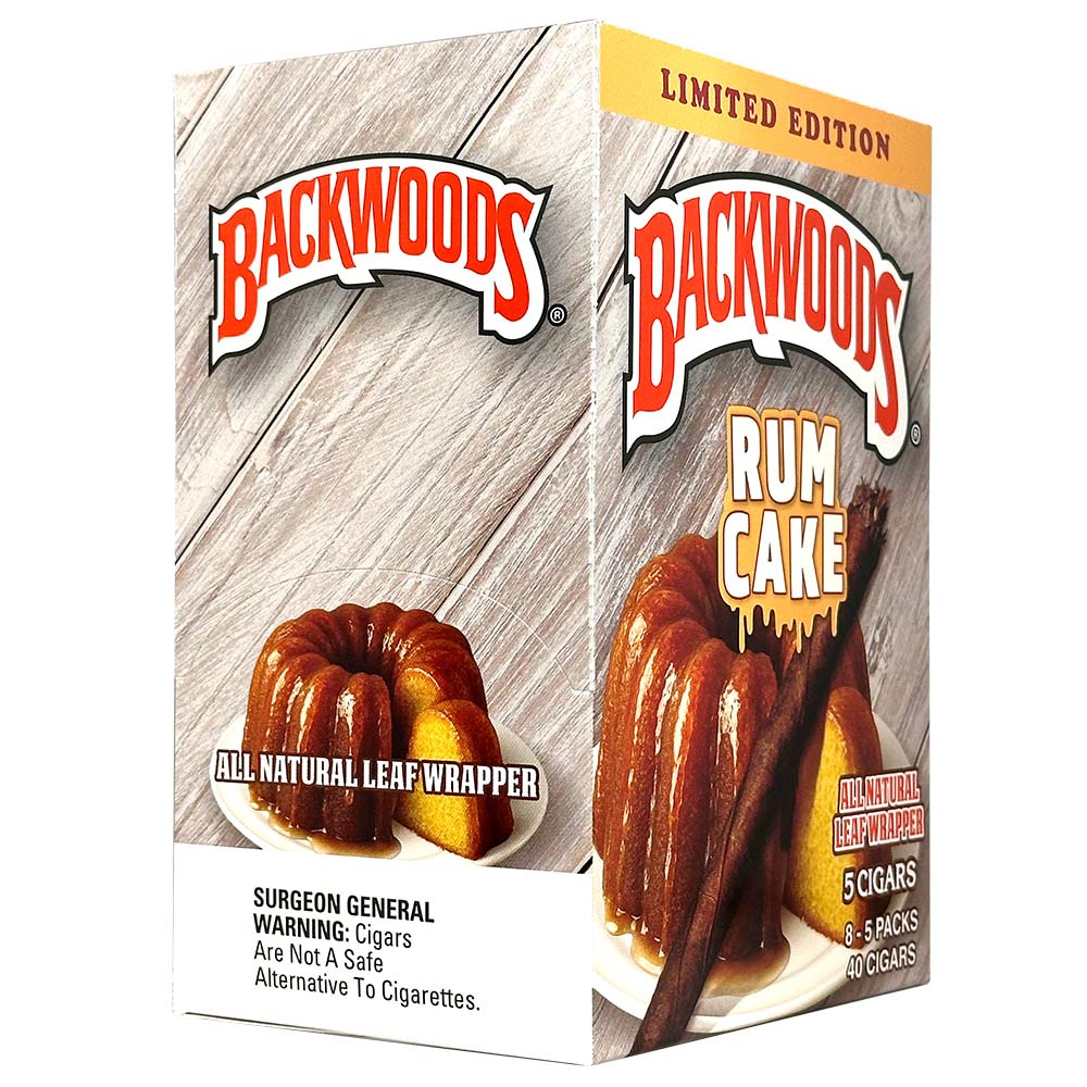 BACKWOODS 8/5PK RUM CAKE