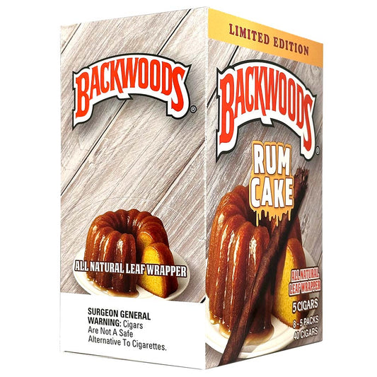 BACKWOODS 8/5PK RUM CAKE